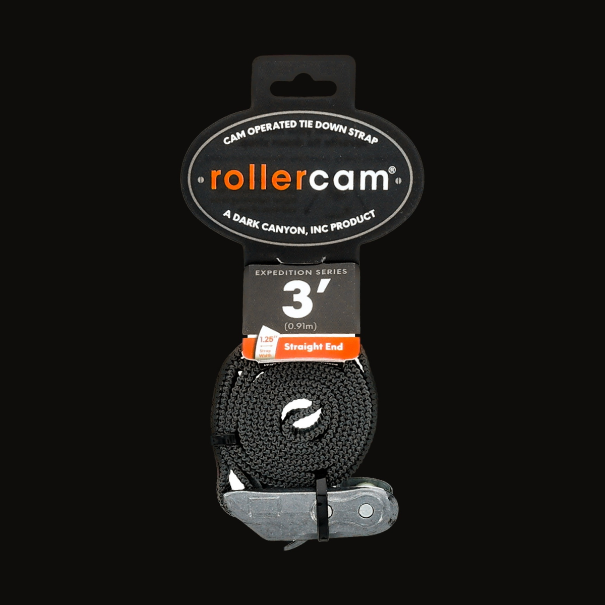 Rollercam 1.25" Cam Strap, Straight End, view 3