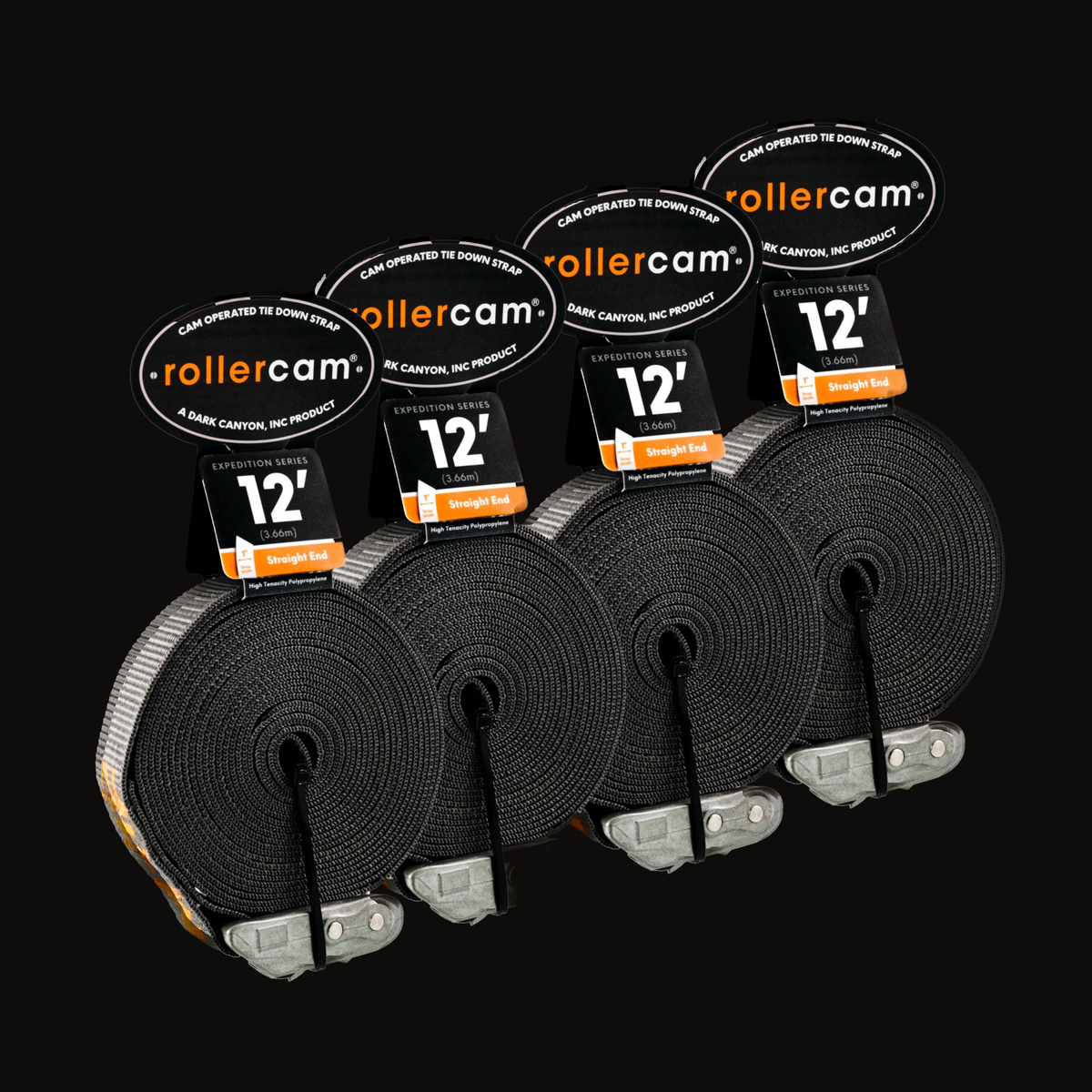 Rollercam 1" Cam Strap, Straight End in Expedition Grey, view 25