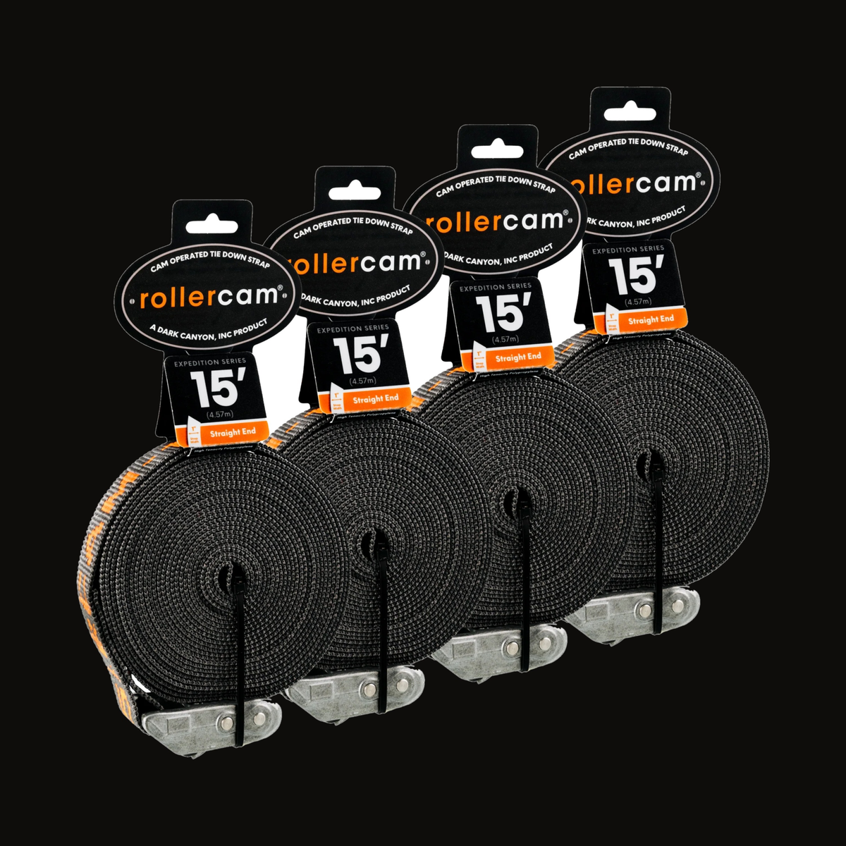 Rollercam 1" Cam Strap, Straight End in Expedition Grey, view 26