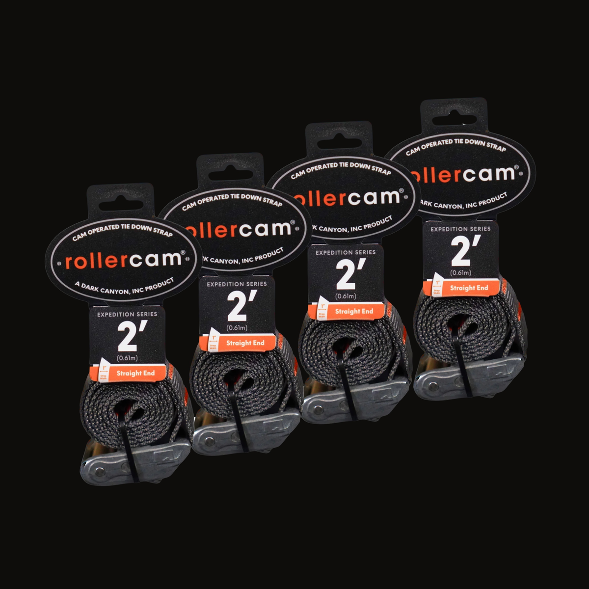 Rollercam 1" Cam Strap, Straight End in Expedition Grey, view 20