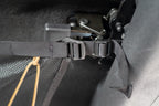 A Bronco mounting strap fitted at the roof, with the attic's paracord