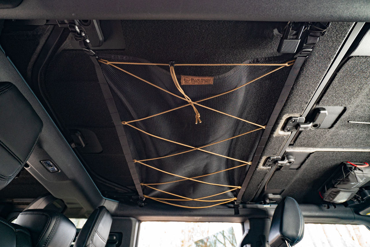 The Bronco attic laced up under the hardtop
