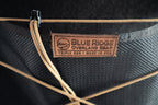 Close on the Blue Ridge Overland Gear leather patch on the Bronco attic