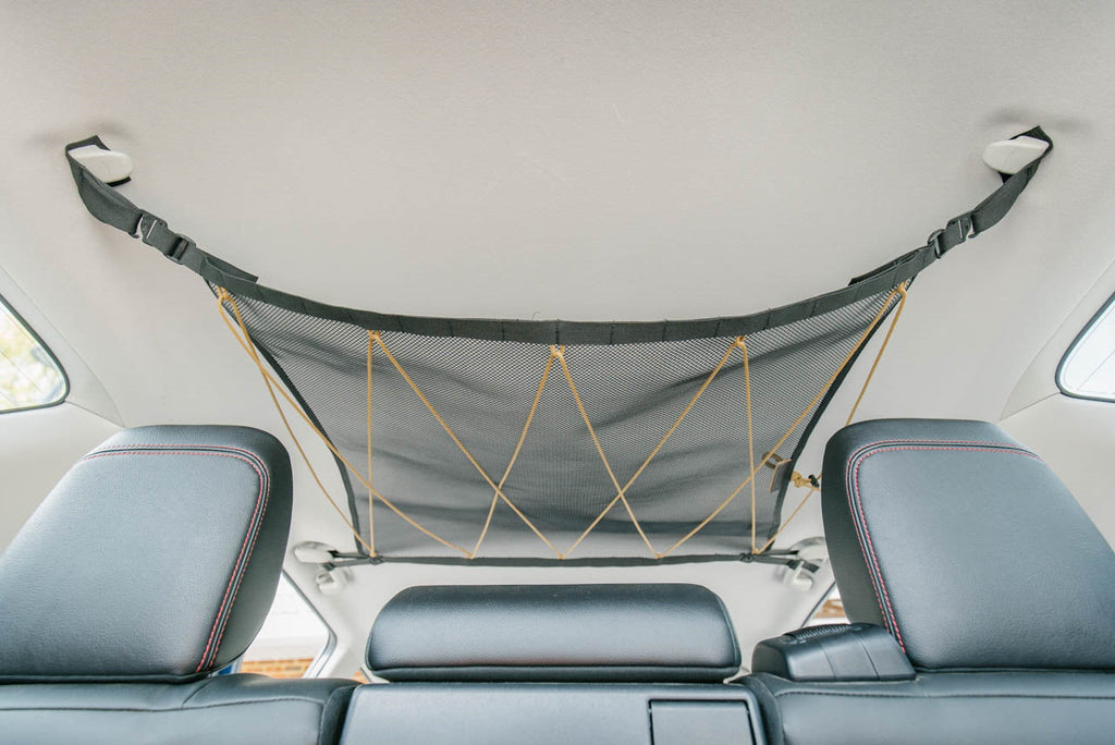 The empty 4Runner attic seen from the cargo area