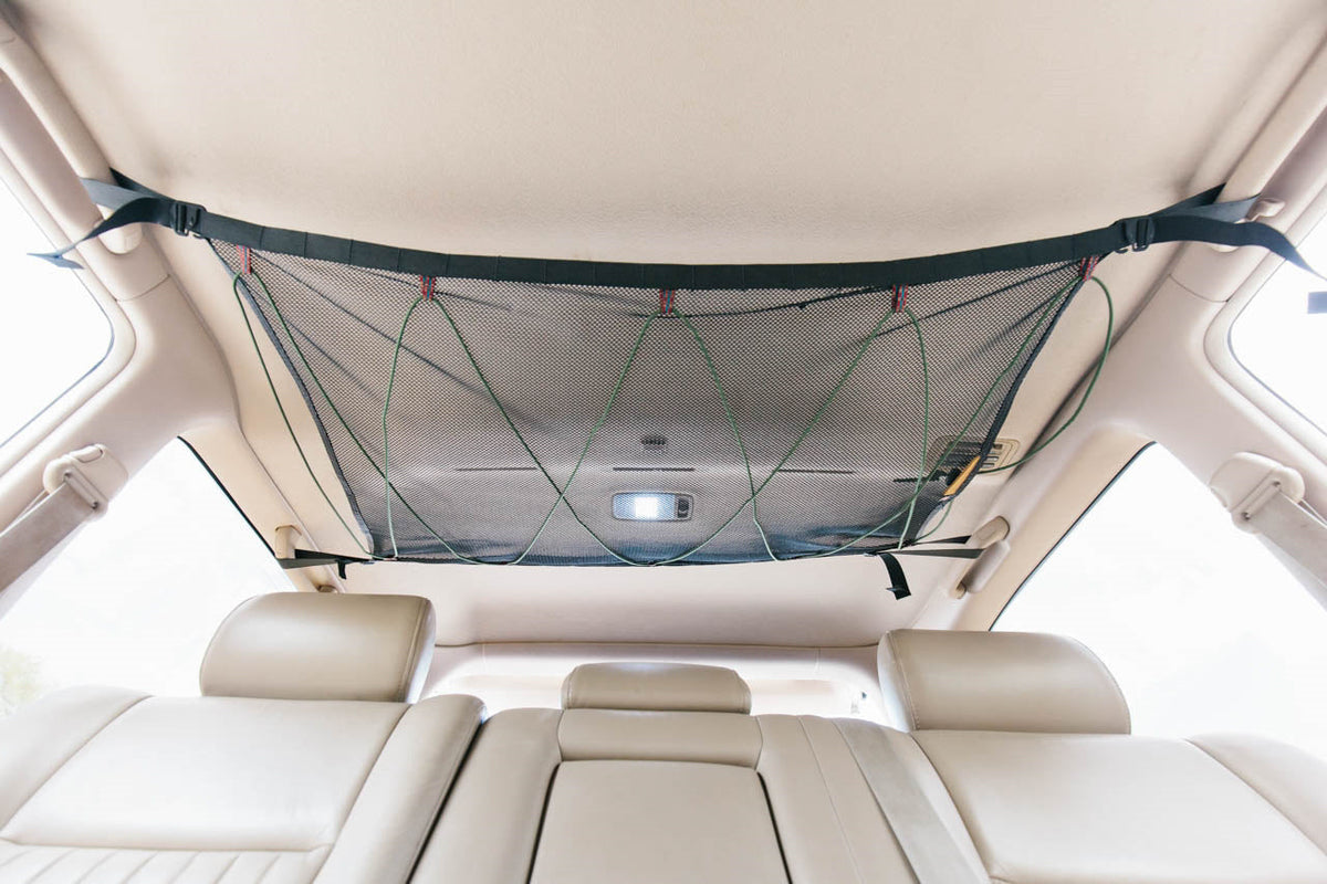 The Land Cruiser attic installed empty above the second row