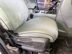 Escape Gear canvas seat covers, Ineos Grenadier, Grey front seat base cover, side view