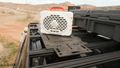 Adapt Plate across Sherpa crossbars carrying a speaker