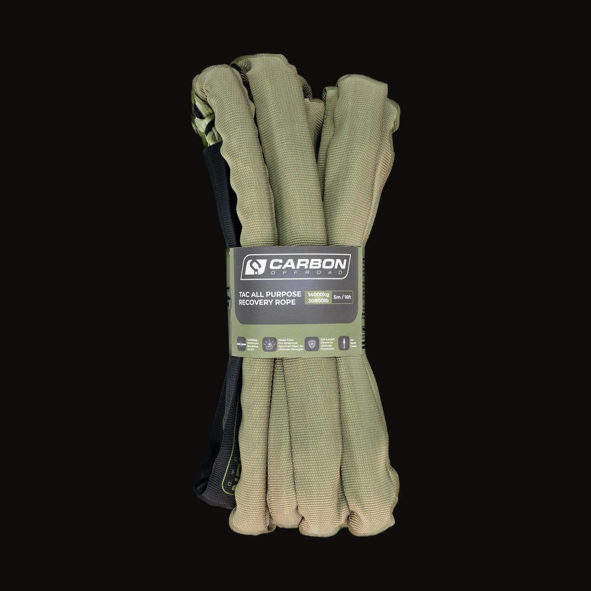 Carbon TAC All-Purpose Recovery Rope, 16 ft