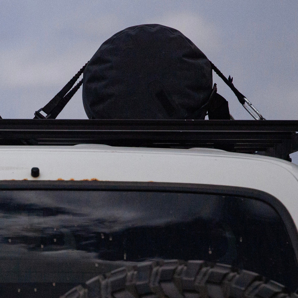 Hook end of the Colfax cargo strap in detail