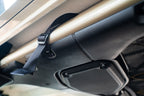 The Gladiator attic strap running along the roll bar to its mount
