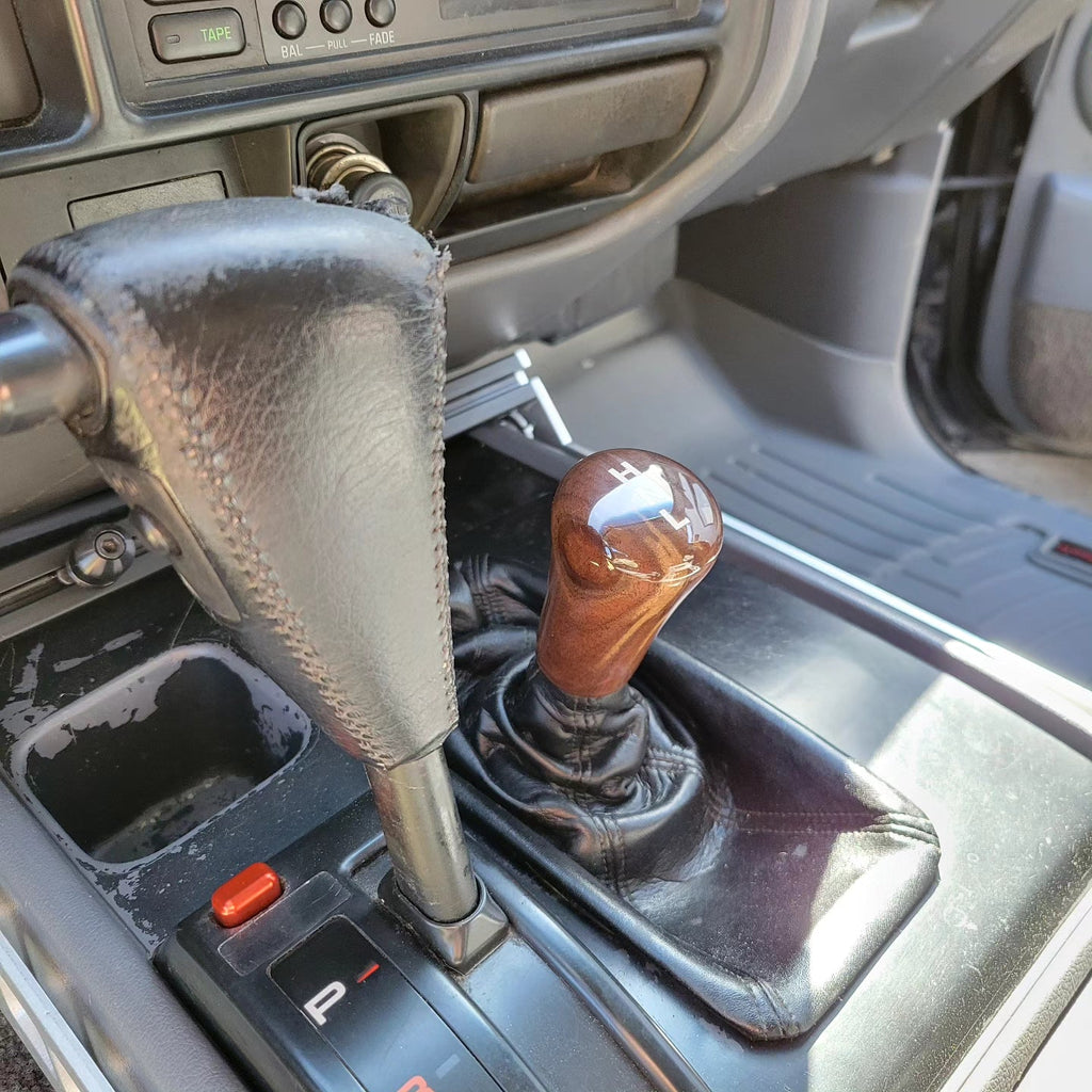 80 Series Shift Lock Button, Red Billet, view 3