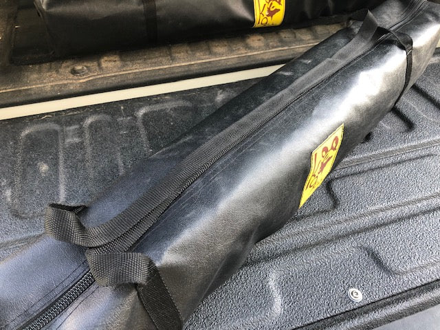 Eezi-Awn K9 Fold A Chair, carry bag close-up showing the zip, handles and logo patch