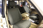 Escape Gear canvas seat covers, Land Cruiser 100 Series, Grey front seats through the open door