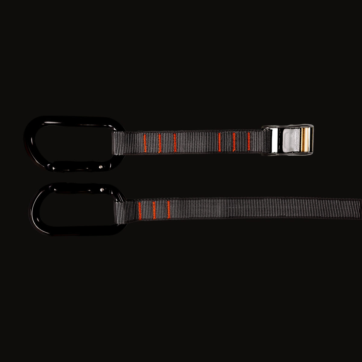 Rollercam 1" Cam Strap, Carabiner End in Graphite