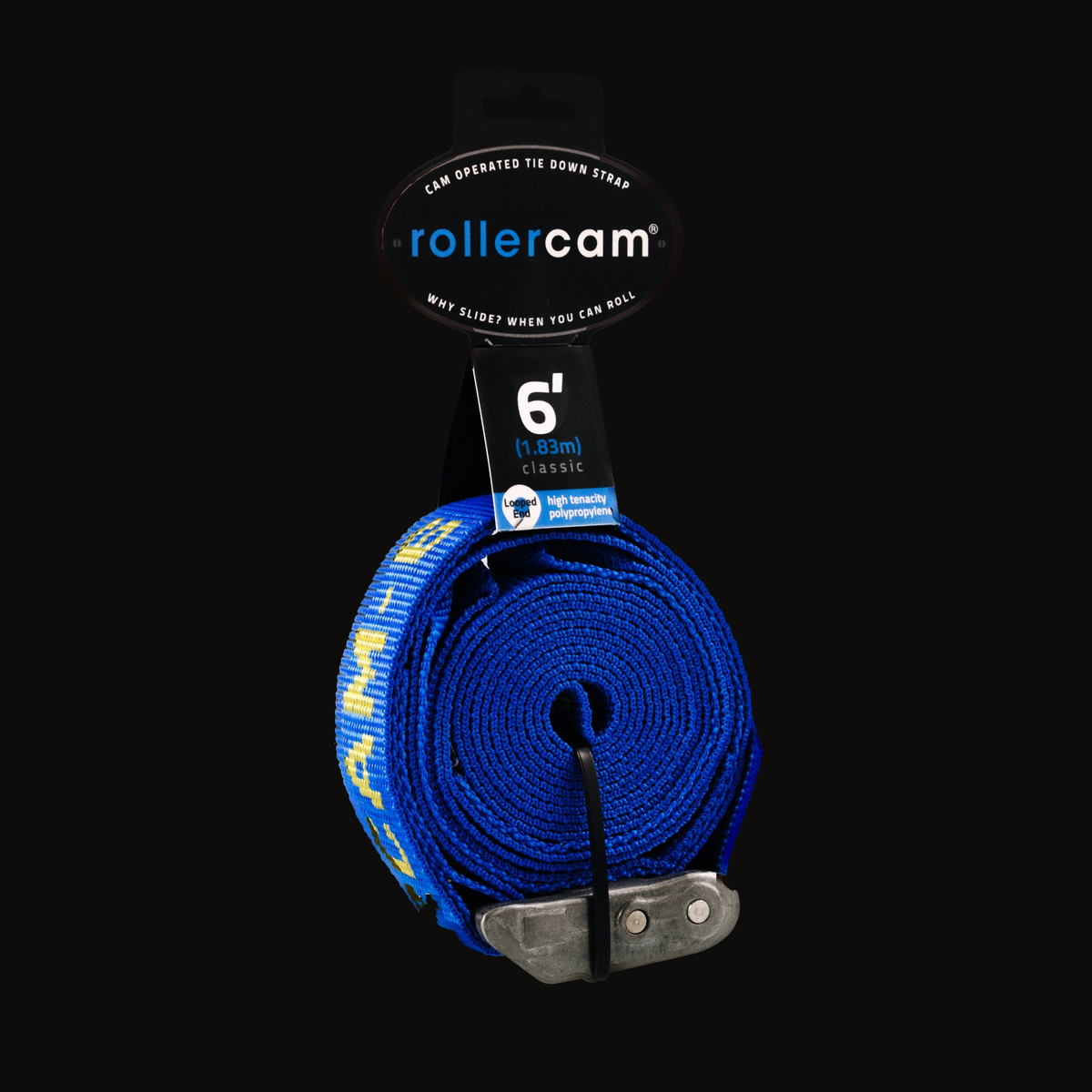 Rollercam 1" Cam Strap, Loop End in Classic, 6 ft