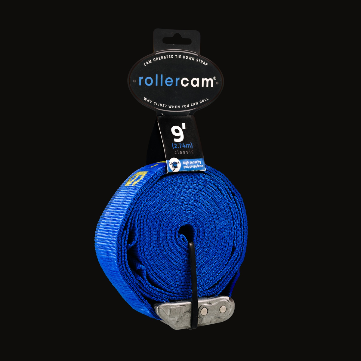 Rollercam 1" Cam Strap, Loop End in Classic, 9 ft