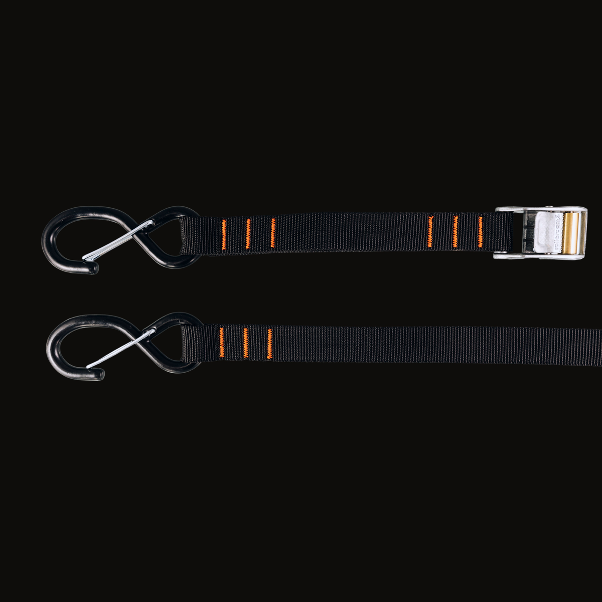 Rollercam 1" Cam Strap, Hook End in Black
