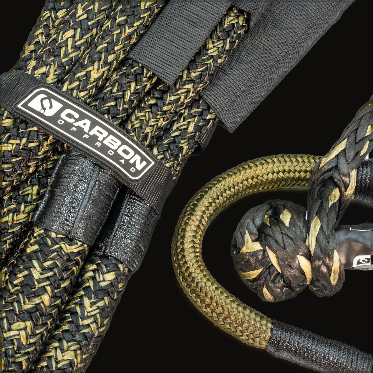 Carbon TAC Kinetic Recovery Rope Kit with Soft Shackles, view 2