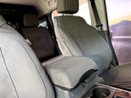 Escape Gear canvas seat covers, Ineos Grenadier, Grey armrest cover and passenger seat, side angle
