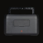 Back of the 300W power station with the handle folded flat