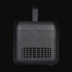 Side of the 300W power station with the carry handle raised