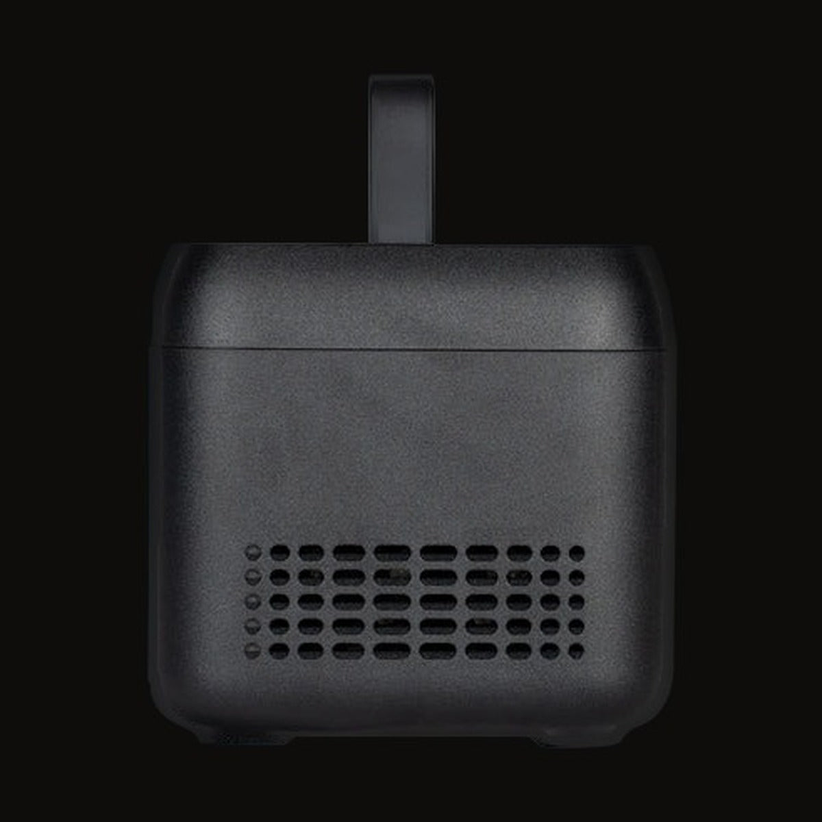 Side of the 300W power station with the carry handle raised