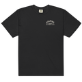 Mobile Creative Services T-Shirt in Black, front, small off-white Roaming Lost logo on the left chest