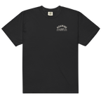 Mobile Creative Services T-Shirt in Black, front, small off-white Roaming Lost logo on the left chest